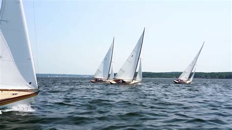 S Class sailing at the Herreshoff Regatta 